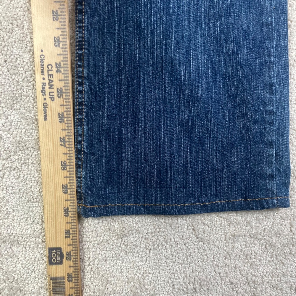 American Eagle Hipster Y2K Bootcut Jeans Women's 10 Reg Blue Denim Stretch - Picture 6 of 10